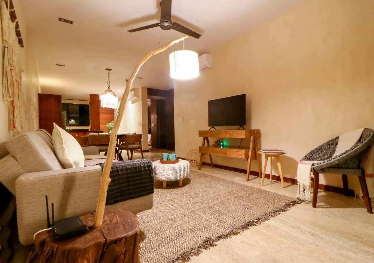 Departamento 2 Recamaras Con Alberca Privada A 10 Minutos De La Playa Apartment Tulum
