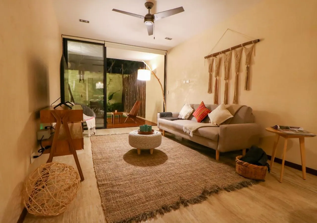 Departamento 2 Recamaras Con Alberca Privada A 10 Minutos De La Playa Apartment Tulum 0*,