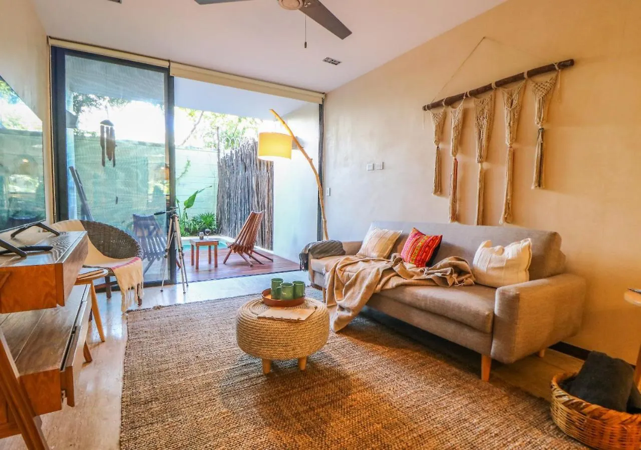 Departamento 2 Recamaras Con Alberca Privada A 10 Minutos De La Playa Apartment Tulum